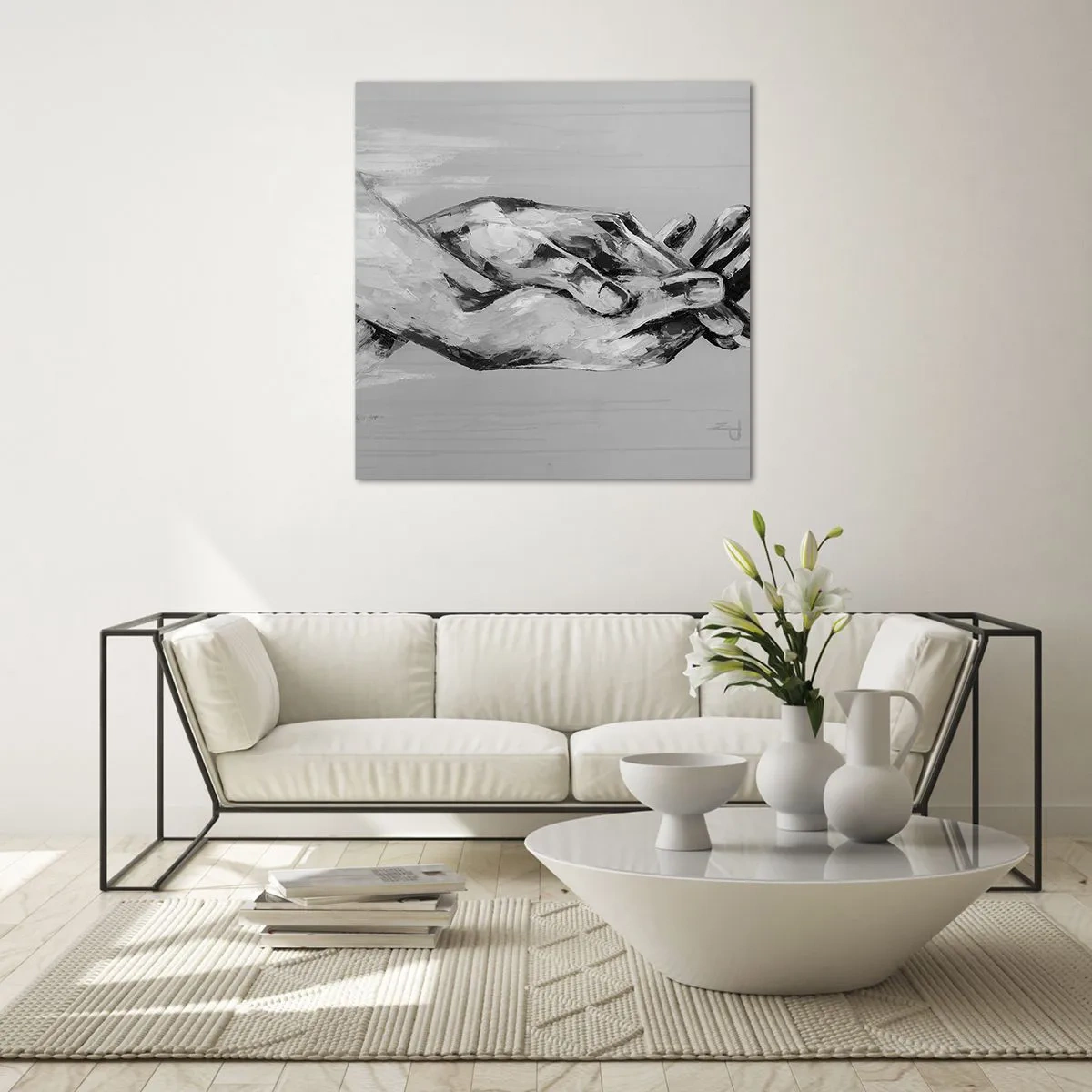 Glasbild - Bild auf glas - Anfang… - 70x70 cm