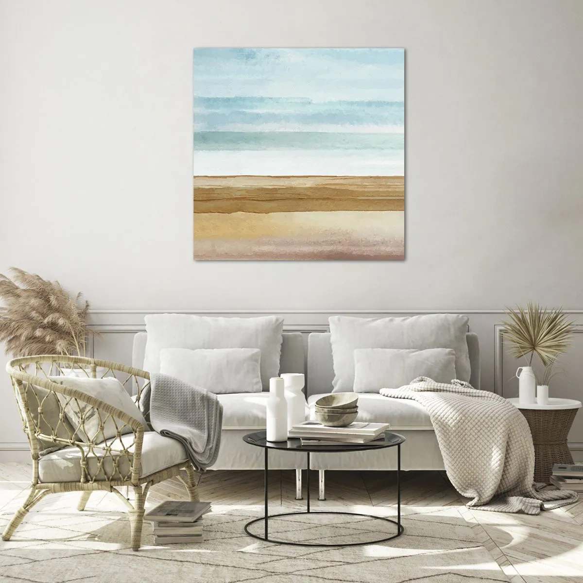 Glasbild - Bild auf glas - Trost - 60x60 cm