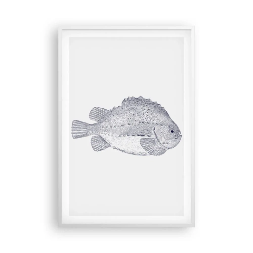 Poster in einem weißen Rahmen - Für das Album des Naturforschers - 61x91 cm