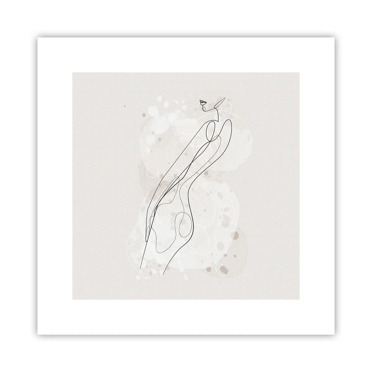 Poster - Der Blick schweift - 30x30 cm