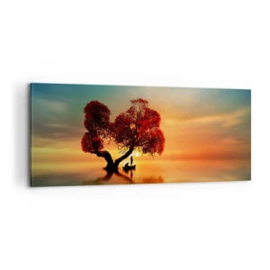 Bild auf Leinwand - Leinwandbild - Oddaysons und die Stille der Weltlosen - 100x40 cm
