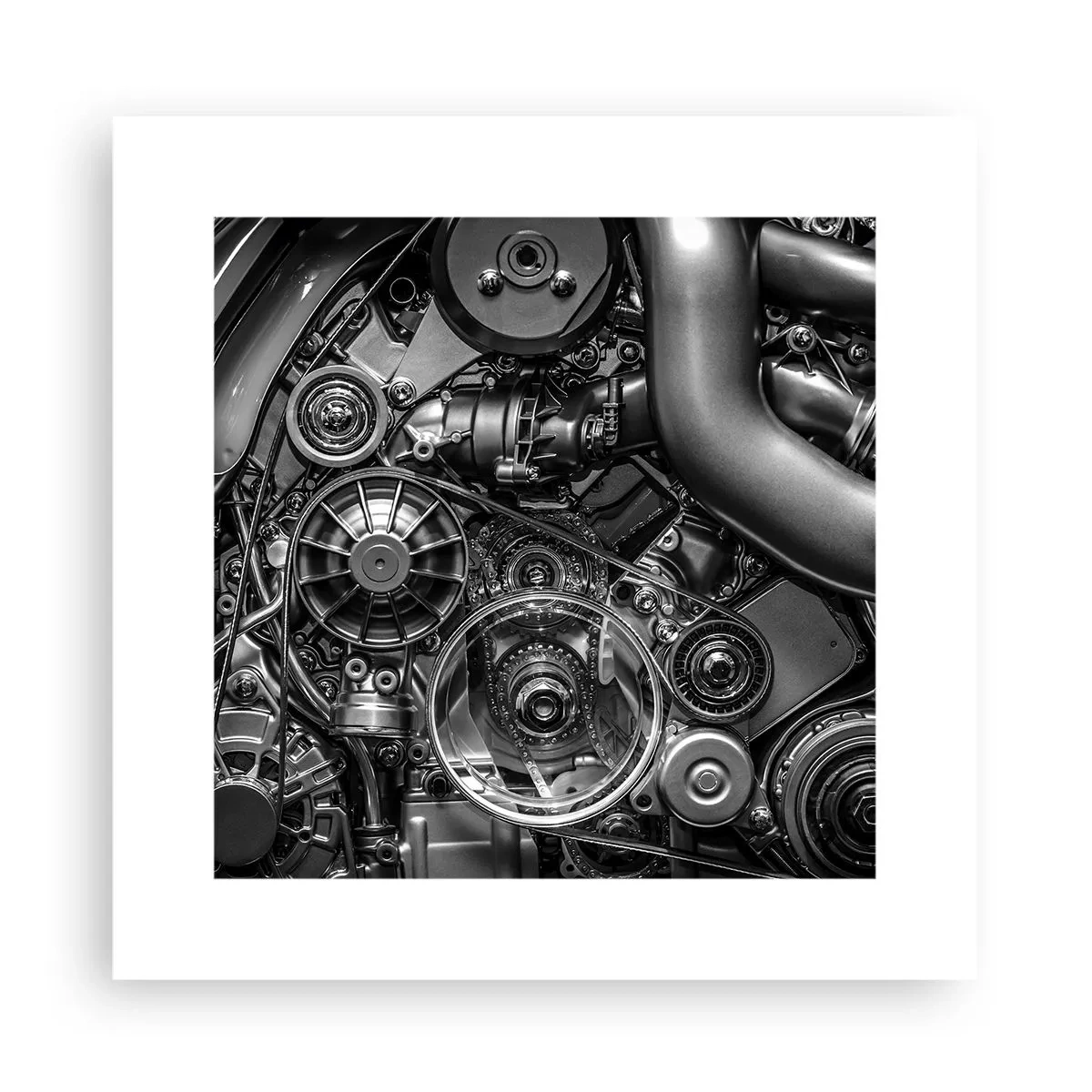 Poster - Die Poesie der Mechanik - 30x30 cm
