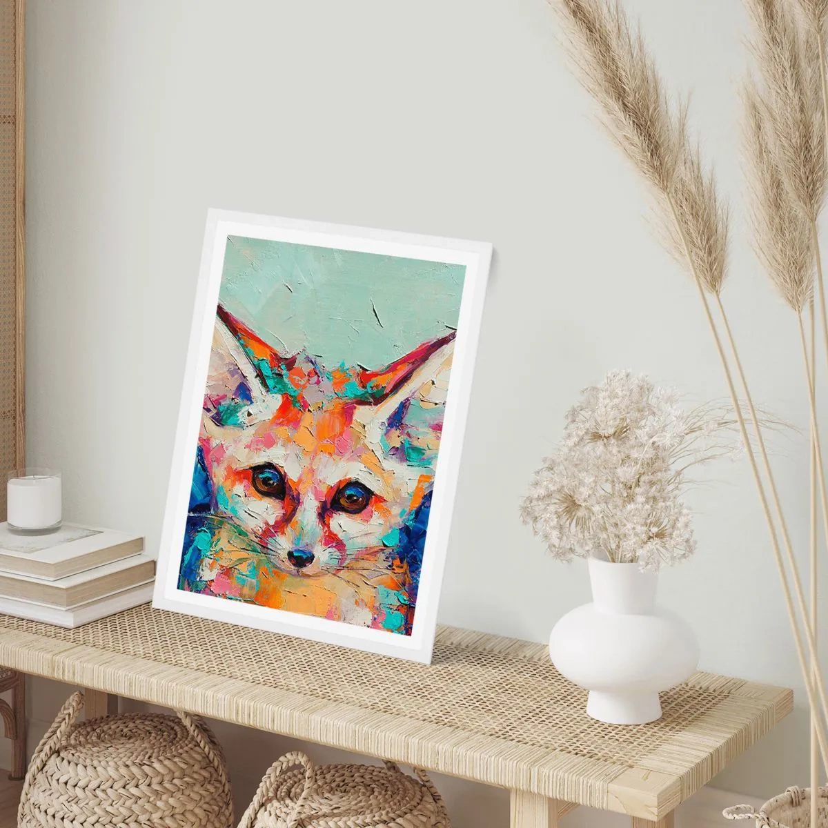 Poster in einem weißen Rahmen - Bist du bereit für mich? - 40x50 cm