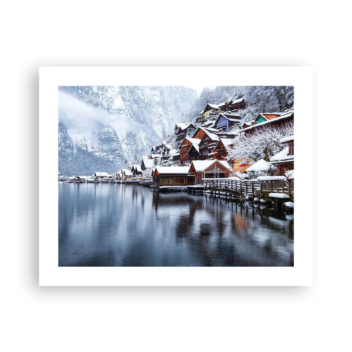 Poster - In winterlicher Dekoration - 50x40 cm