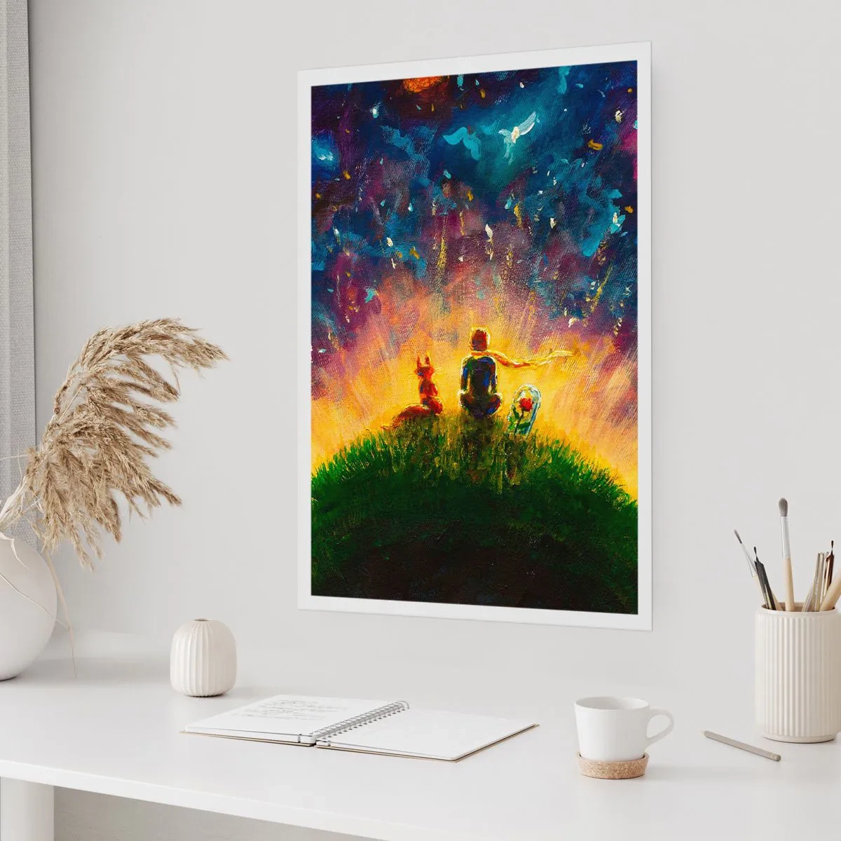 Poster - Liebe und Freundschaft - die ganze Welt - 30x40 cm