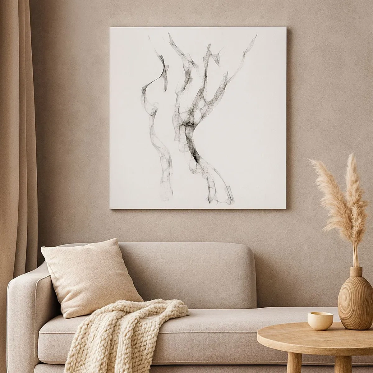 Bild auf Leinwand - Leinwandbild - Schön und stark - 30x30 cm