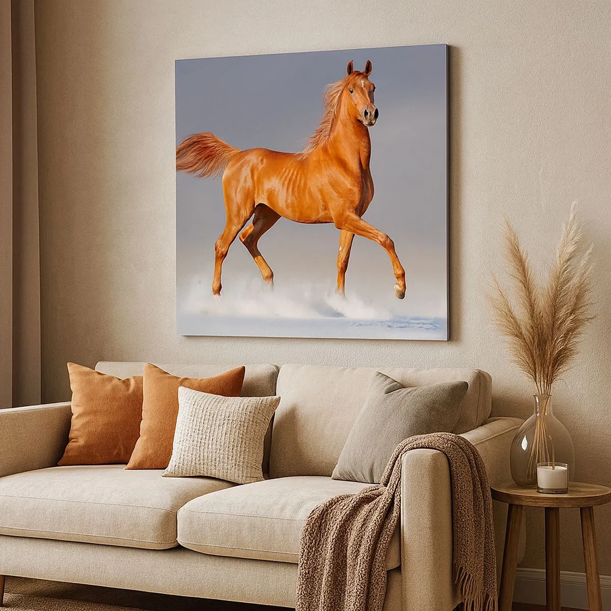 Bild auf Leinwand - Leinwandbild - Tanzende Anmut - 30x30 cm