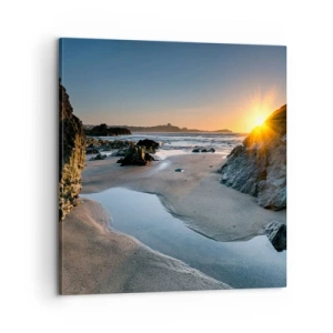 Bild auf Leinwand - Leinwandbild - Unberührt von menschlicher Hand - 60x60 cm