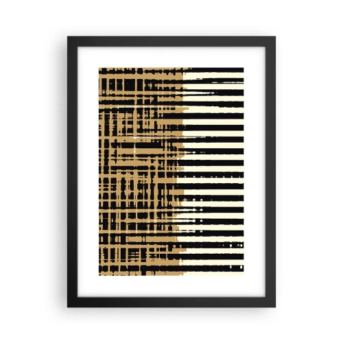 Poster in einem schwarzem Rahmen - Architektonische Abstraktion - 30x40 cm