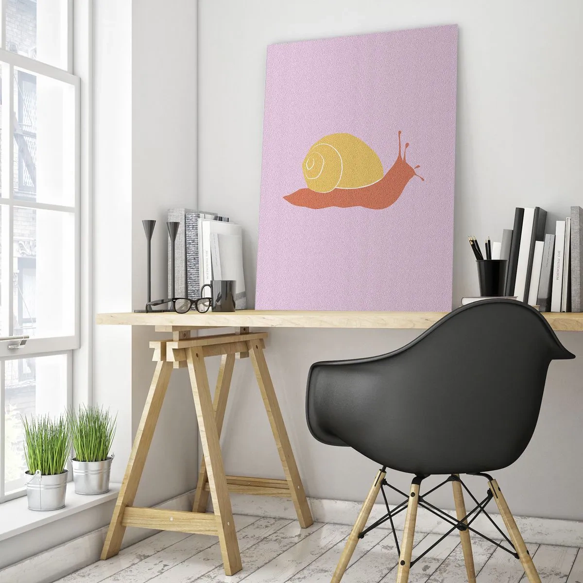 Glasbild - Bild auf glas - Es gibt keine Eile - 70x100 cm