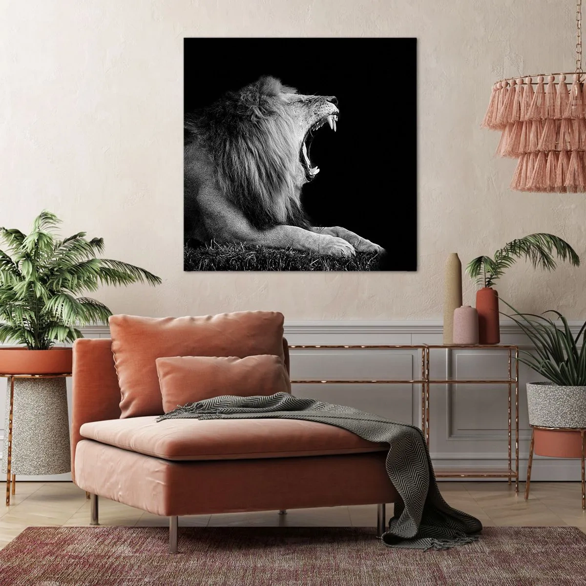 Bild auf Leinwand - Leinwandbild - Ohne Zweifel - 40x40 cm