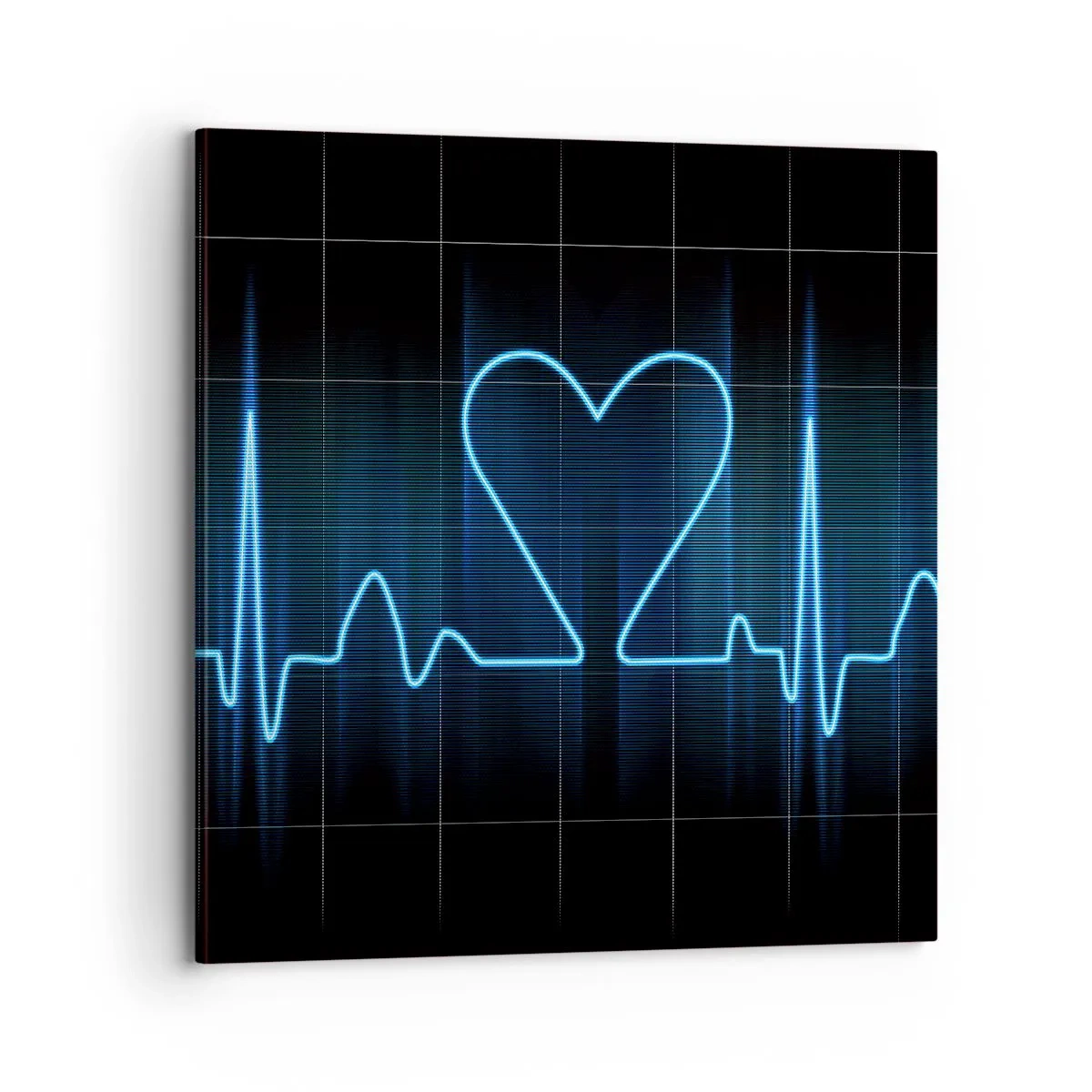 Bild auf Leinwand - Leinwandbild - Im Rhythmus des Herzens - 70x70 cm