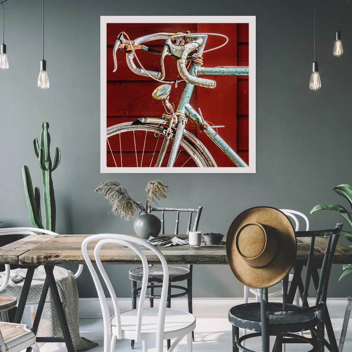 Poster - Geschaffen um zu siegen - 60x60 cm