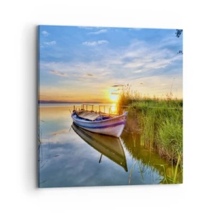 Bild auf Leinwand - Leinwandbild - Bucht erfüllter Träume - 70x70 cm