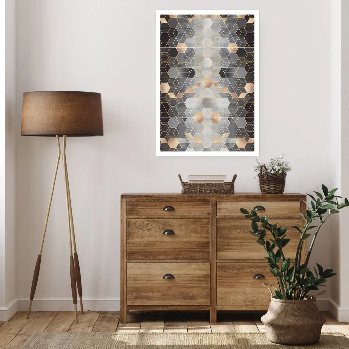 Poster - Diamant-Komposition - 40x50 cm