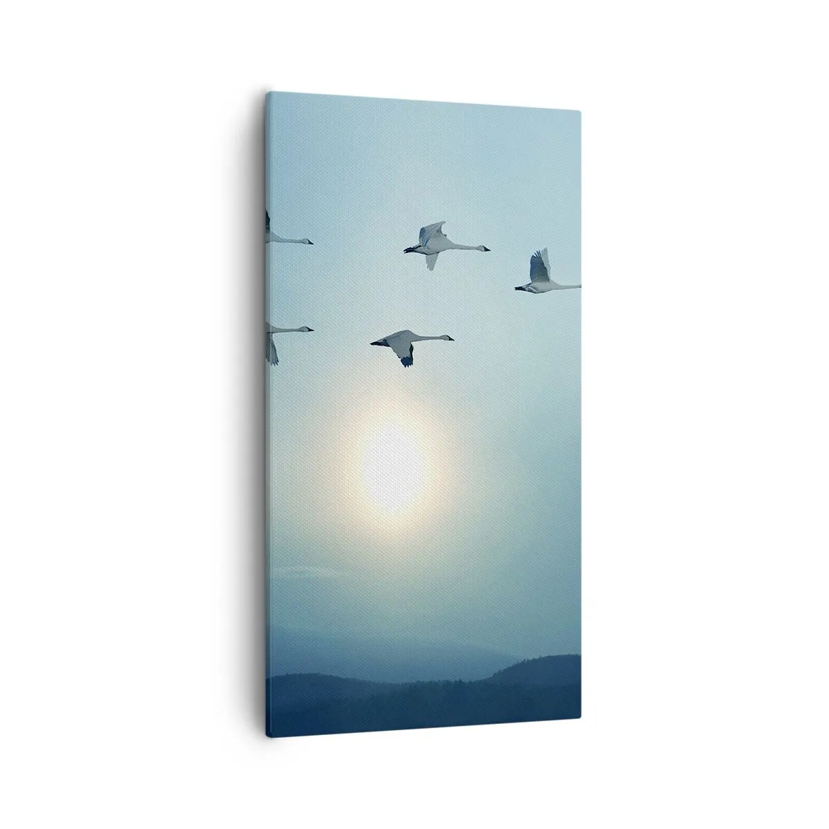 Bild auf Leinwand - Leinwandbild - Auf Wiedersehen Sommer für ein Jahr - 55x100 cm