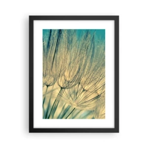 Poster in einem schwarzem Rahmen - In Erwartung des Windes - 30x40 cm