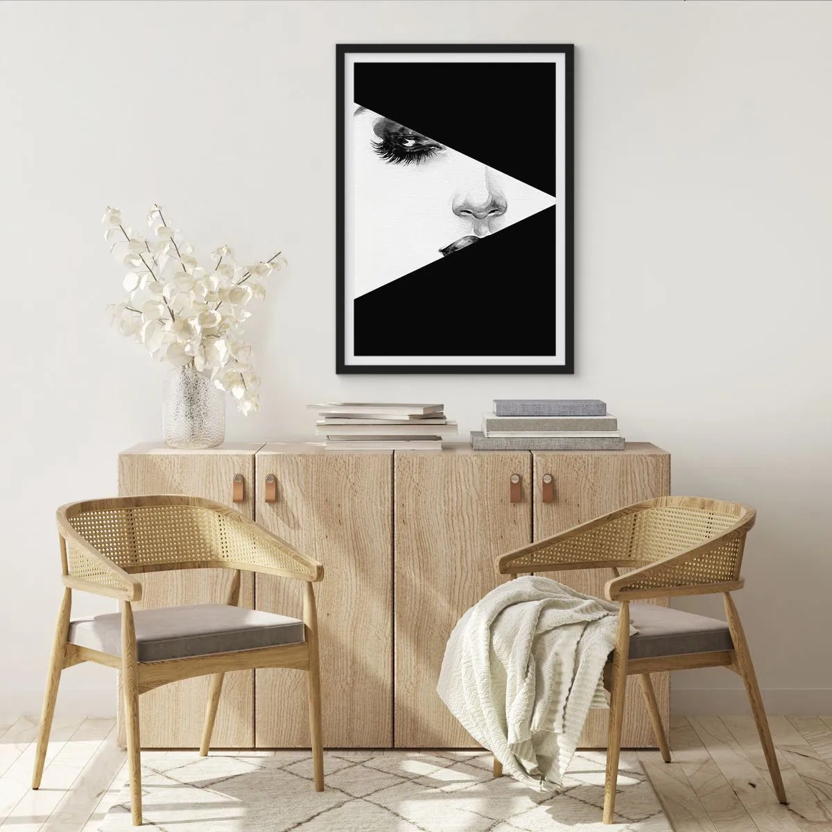 Poster in einem schwarzem Rahmen - Immer unentdeckt - 61x91 cm