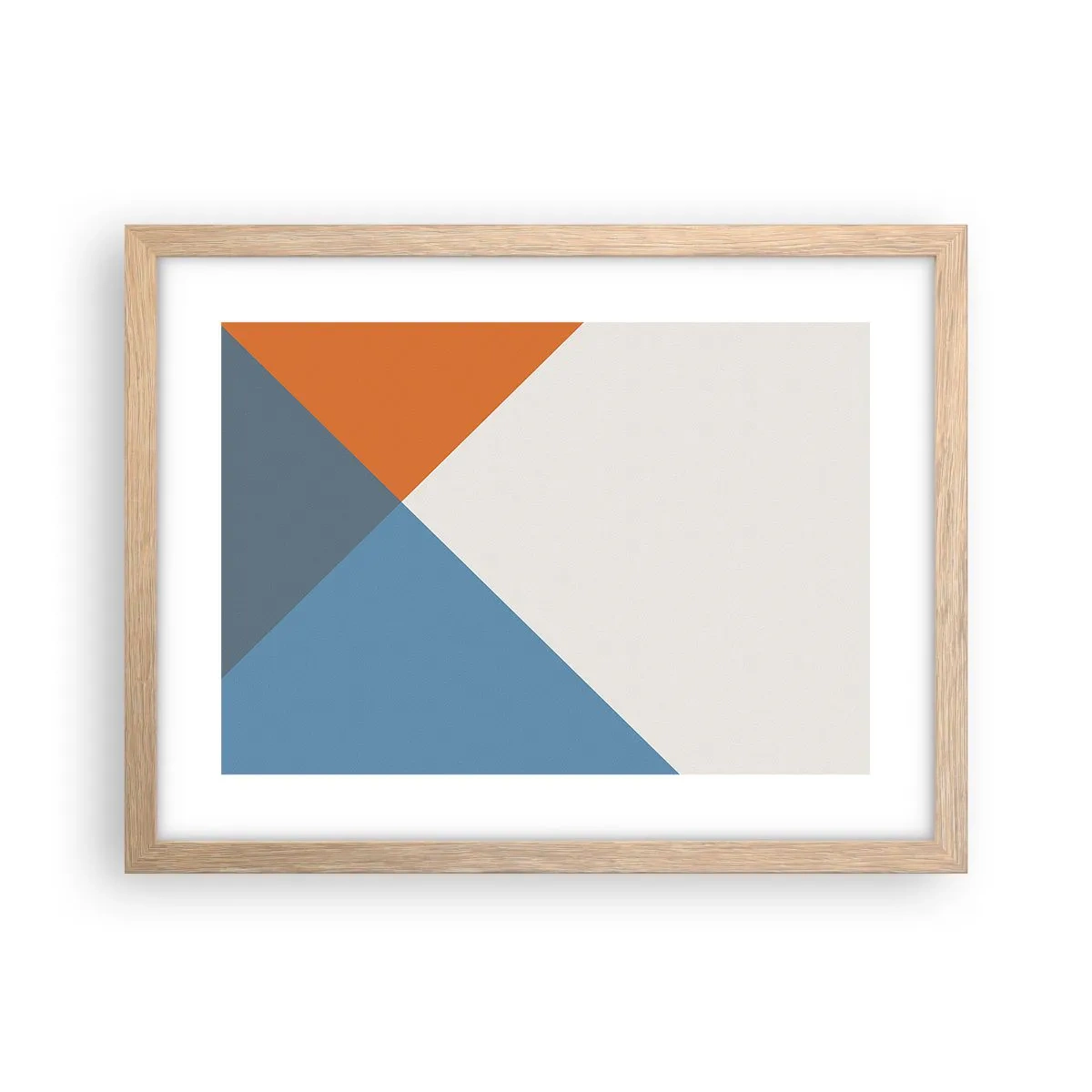 Poster in einem Rahmen aus heller Eiche - In einem Winkel… - 40x30 cm