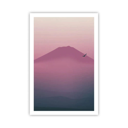 Poster - Wanderer über den Wolken - 61x91 cm