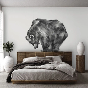 Selbstklebende Fototapete Deluxe Sticker - Schön, jemanden in der Nähe zu sehen - Abstraktion, Eisbär, Natur - 100x70 cm