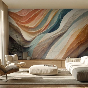 Fototapete Premium Canvas - Moment vor der Veränderung - Textur, Muster, Hell - 200x140 cm