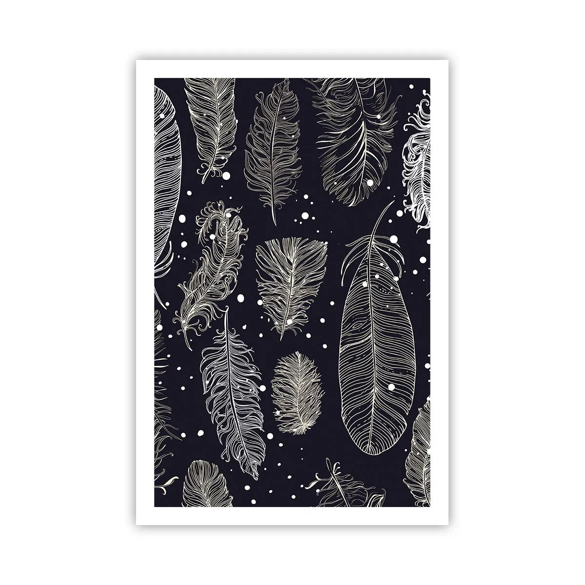 Poster - Gefiederte Spitze - 61x91 cm