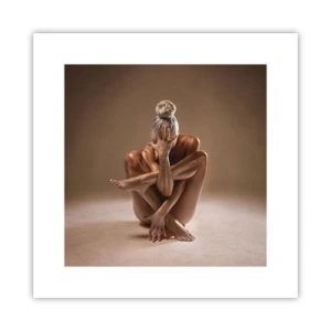 Poster - Die Einheit von Körper und Geist - 30x30 cm