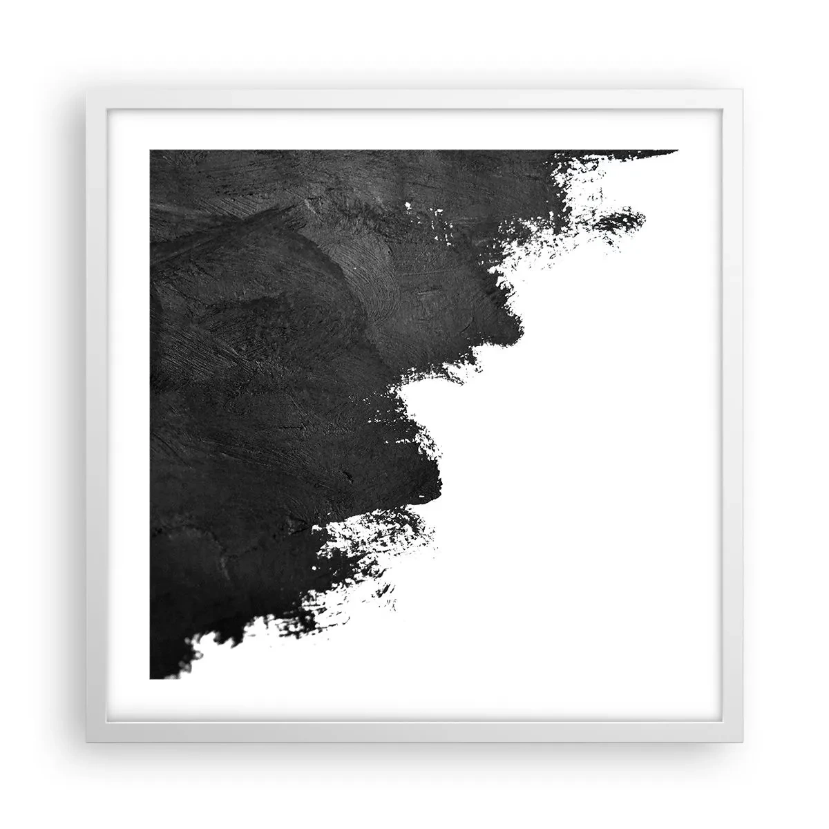 Poster in einem weißen Rahmen - Elemente: Erde - 50x50 cm