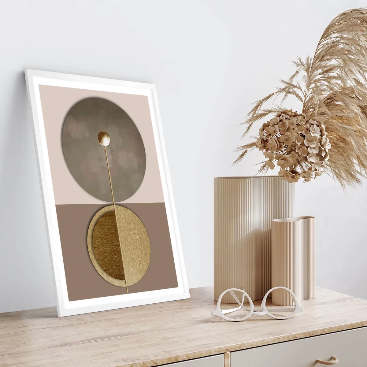 Poster in einem weißen Rahmen - Perfekte Balance - 50x70 cm