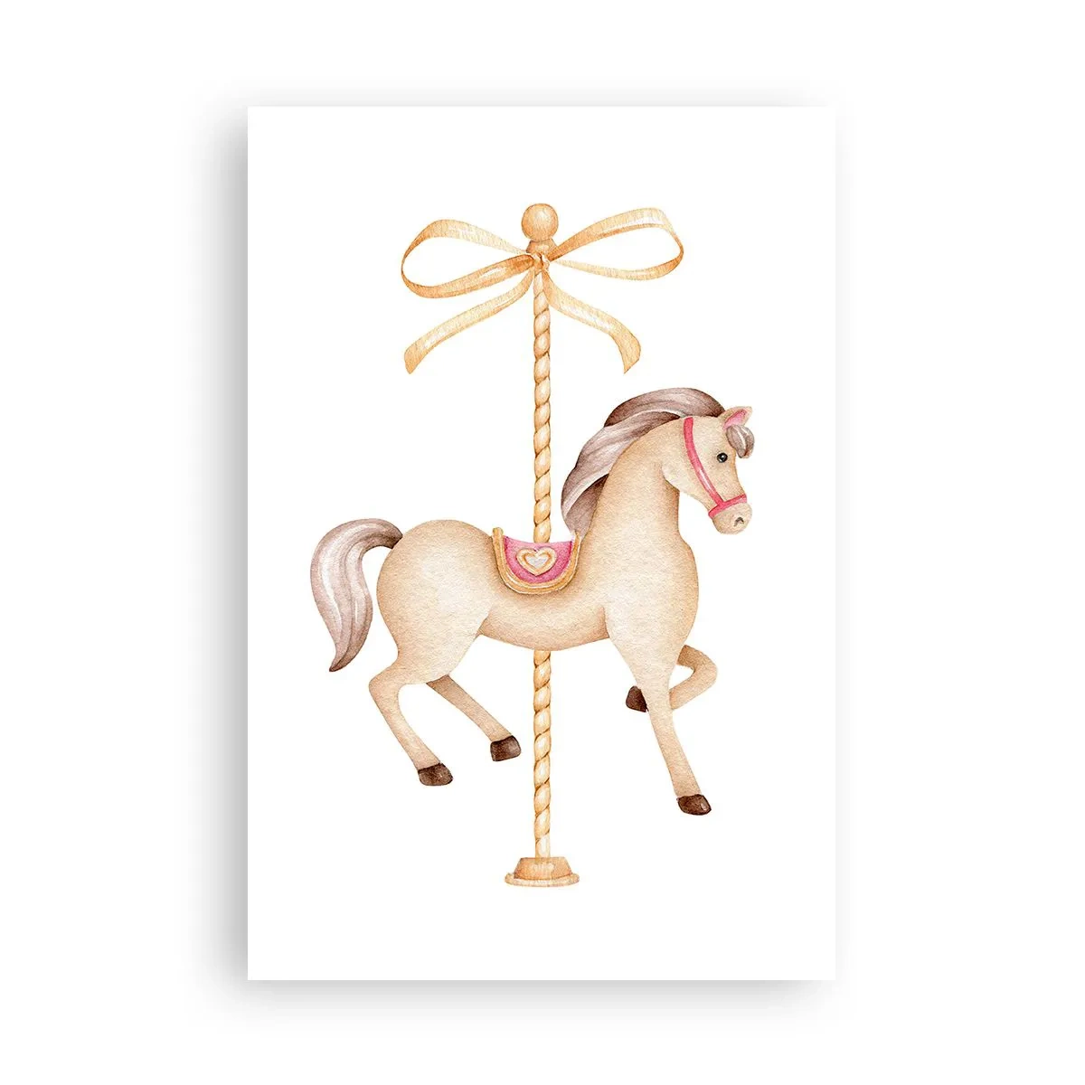 Poster - Anmutiger Trab - 61x91 cm