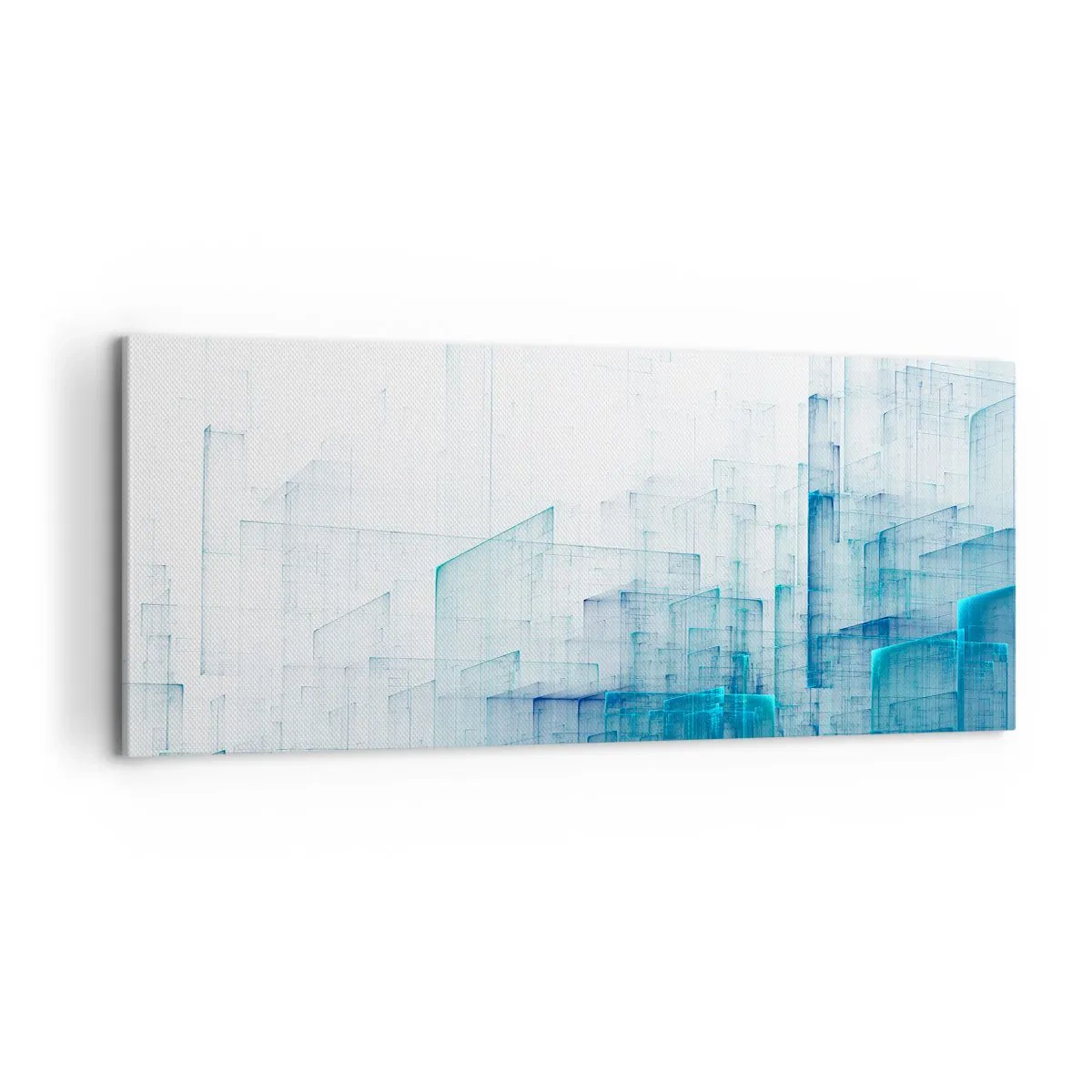 Bild auf Leinwand - Leinwandbild - Wie der Raum wgeschaffen urde - 100x40 cm