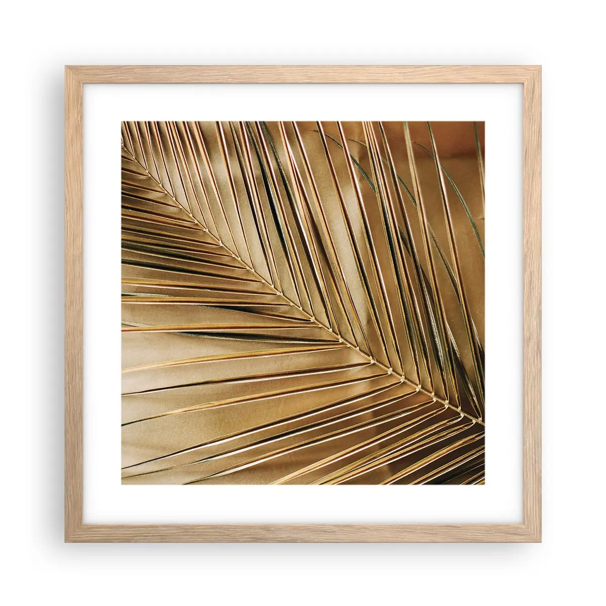 Poster in einem Rahmen aus heller Eiche - Natürliche Kolonnade - 40x40 cm