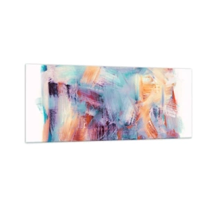 Glasbild - Bild auf glas - Buntes Durcheinander - 100x40 cm