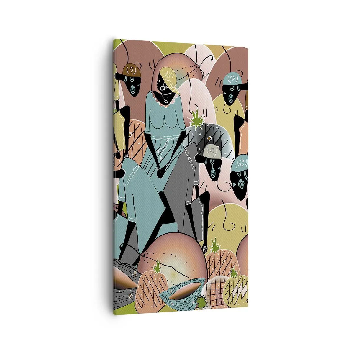 Bild auf Leinwand - Leinwandbild - Ein toller Urlaub steht bevor - 55x100 cm