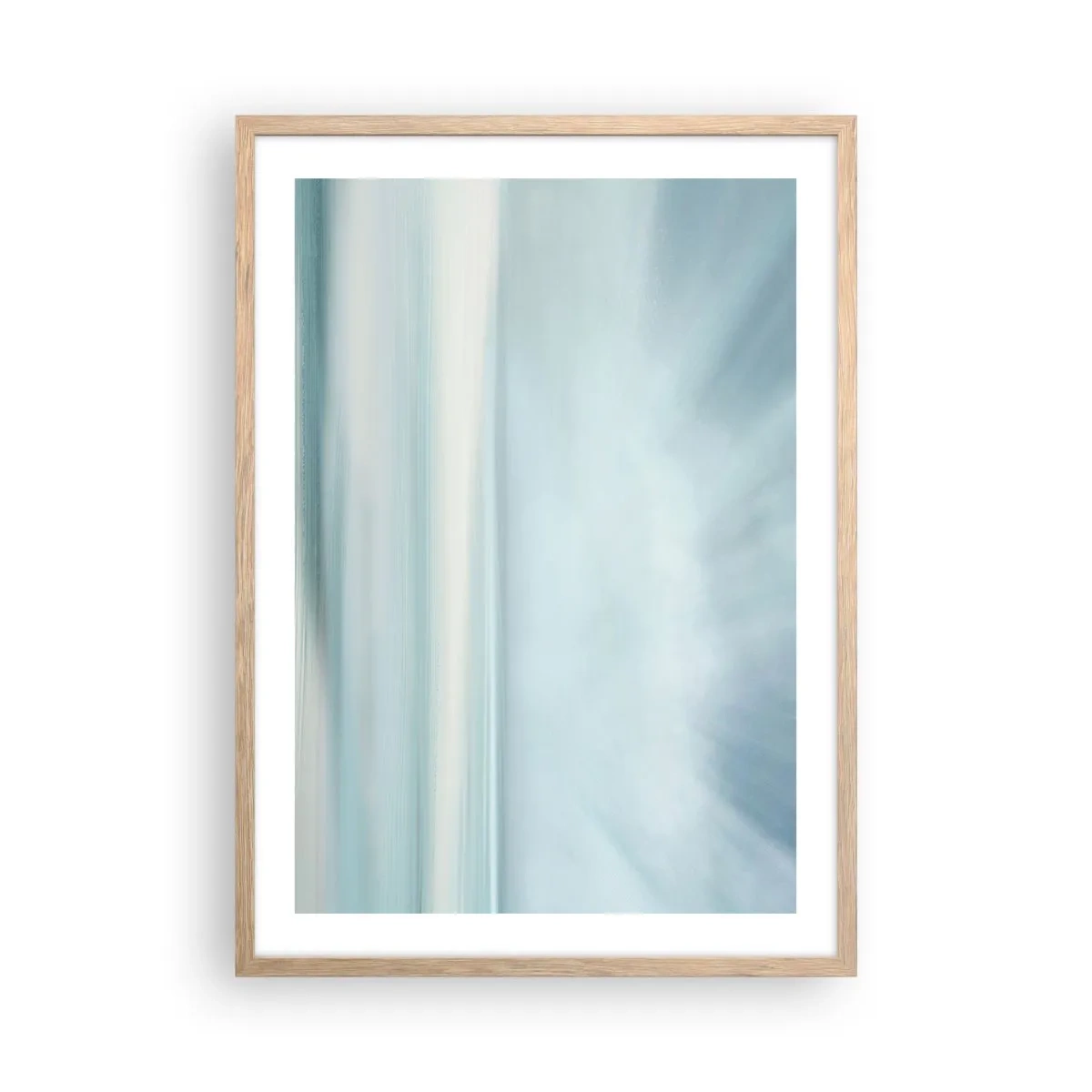 Poster in einem Rahmen aus heller Eiche - Frieden bis zum Horizont - 50x70 cm