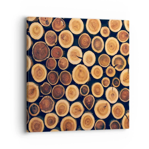 Bild auf Leinwand - Leinwandbild - Wie alt sehe ich aus? - 40x40 cm