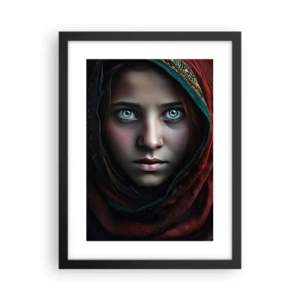 Poster in einem schwarzem Rahmen - Prinzessin aus dem Osten - 30x40 cm