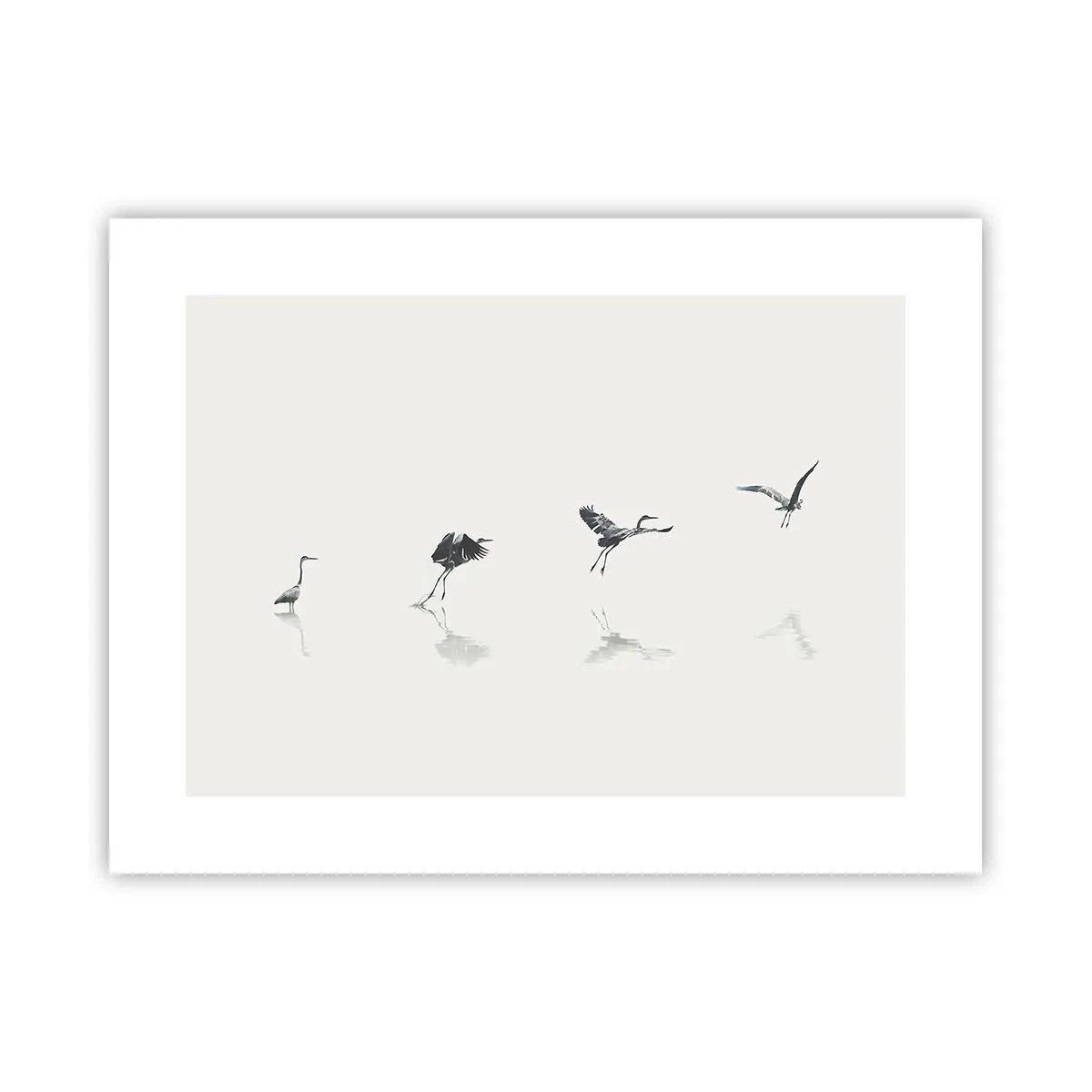 Poster - Vier einfache Schritte - 40x30 cm