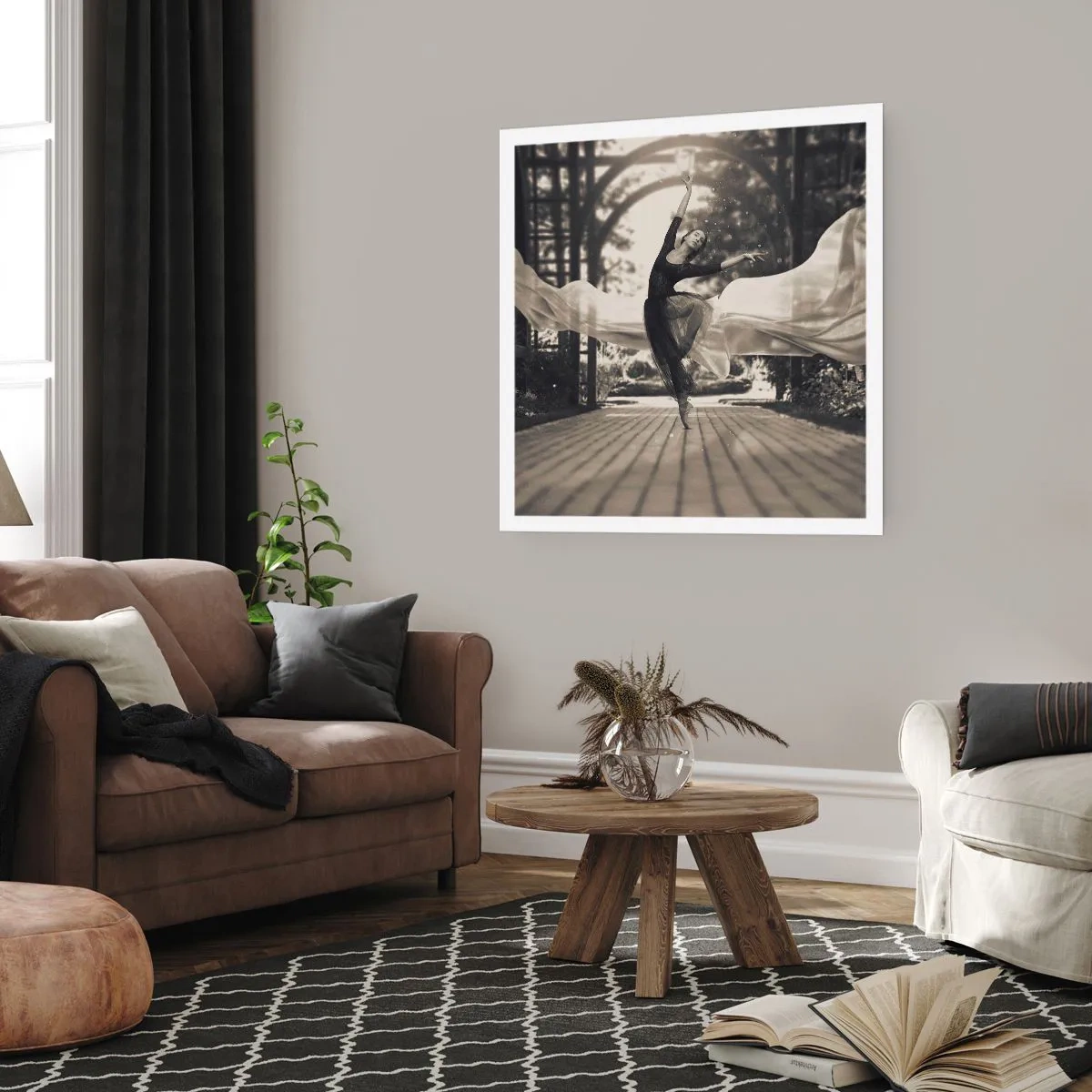 Poster - Der Tanz des Gartengeistes - 30x30 cm