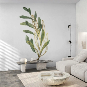 Fototapete Standard Eco - Alles was gut ist - Blätter, Olive, Anlage - 350x256 cm