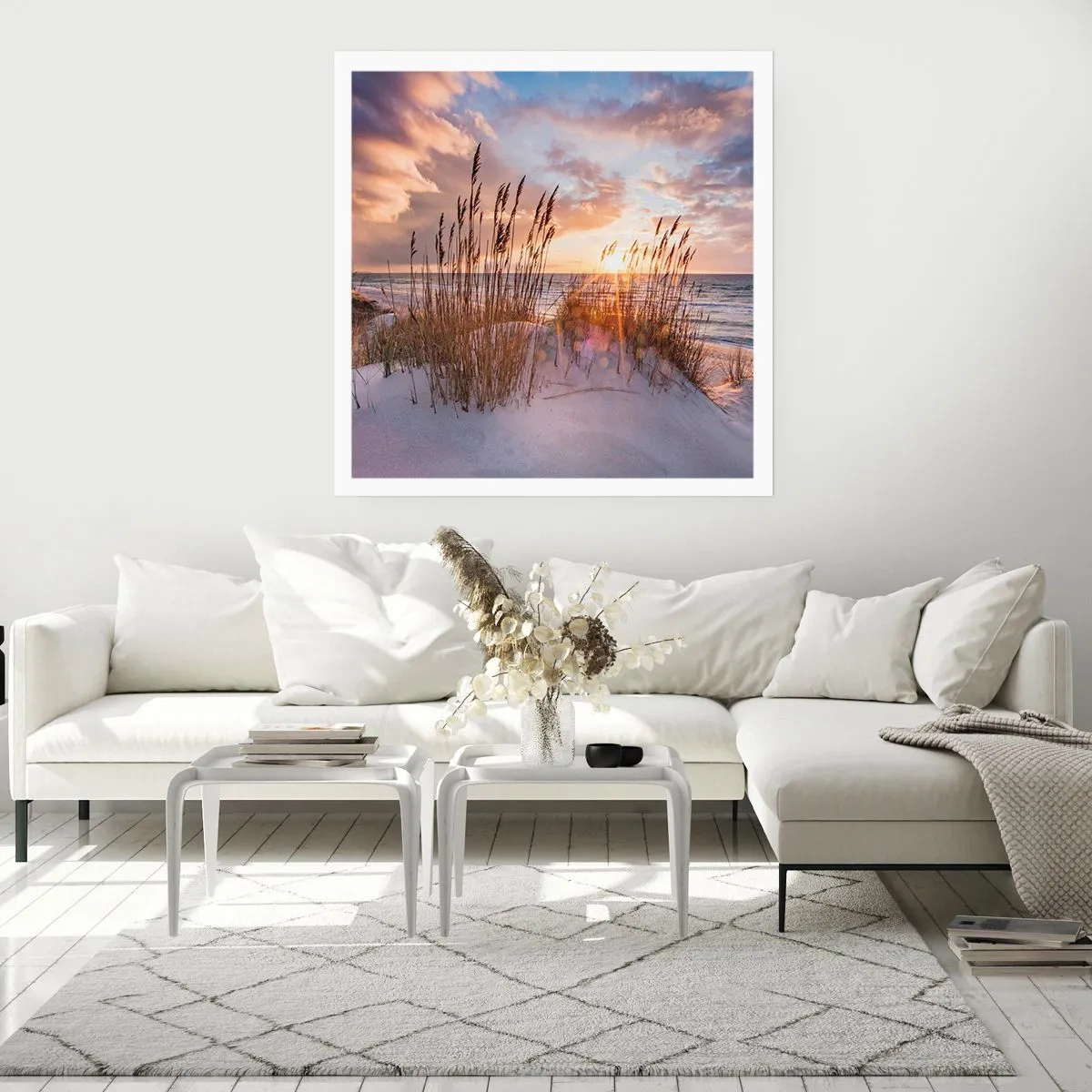 Poster - Abschied von Sonne und Wind - 60x60 cm