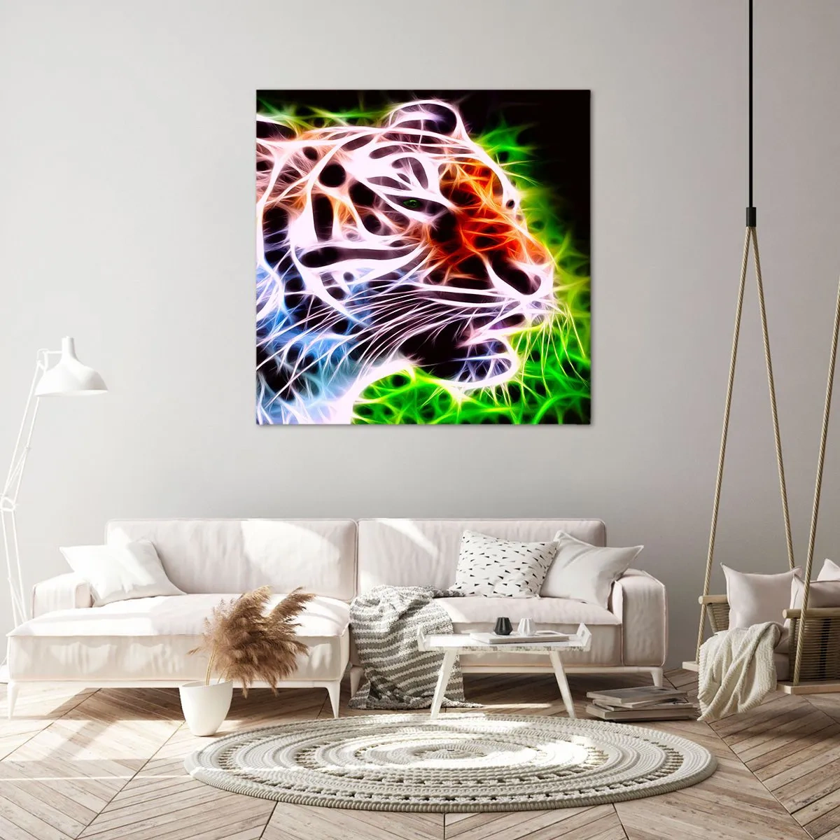 Bild auf Leinwand - Leinwandbild - Schreckliche Aura - 50x50 cm