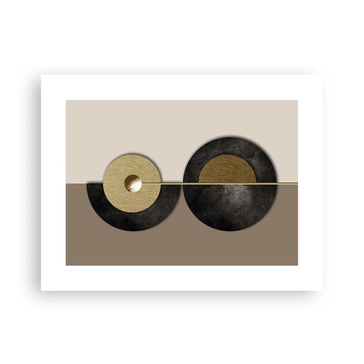 Poster - Variationen rund um den Kreis - 40x30 cm