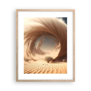 Poster in einem Rahmen aus heller Eiche - Geöffnetes Portal - 40x50 cm