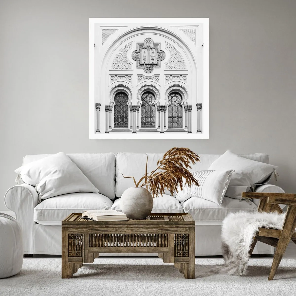 Poster - An der Grenze der Kulturen - 60x60 cm