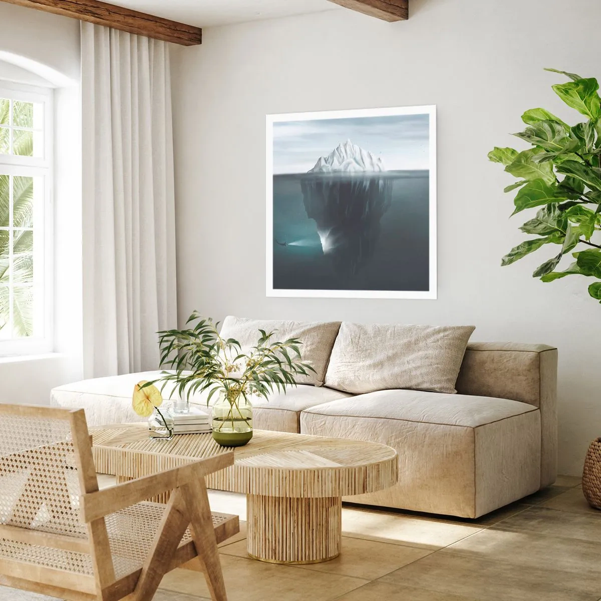 Poster - Unterwassergeheimnis - 50x50 cm