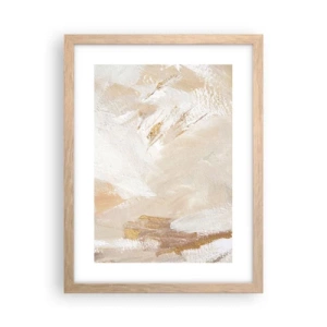 Poster in einem Rahmen aus heller Eiche - Pastellkomposition - 30x40 cm