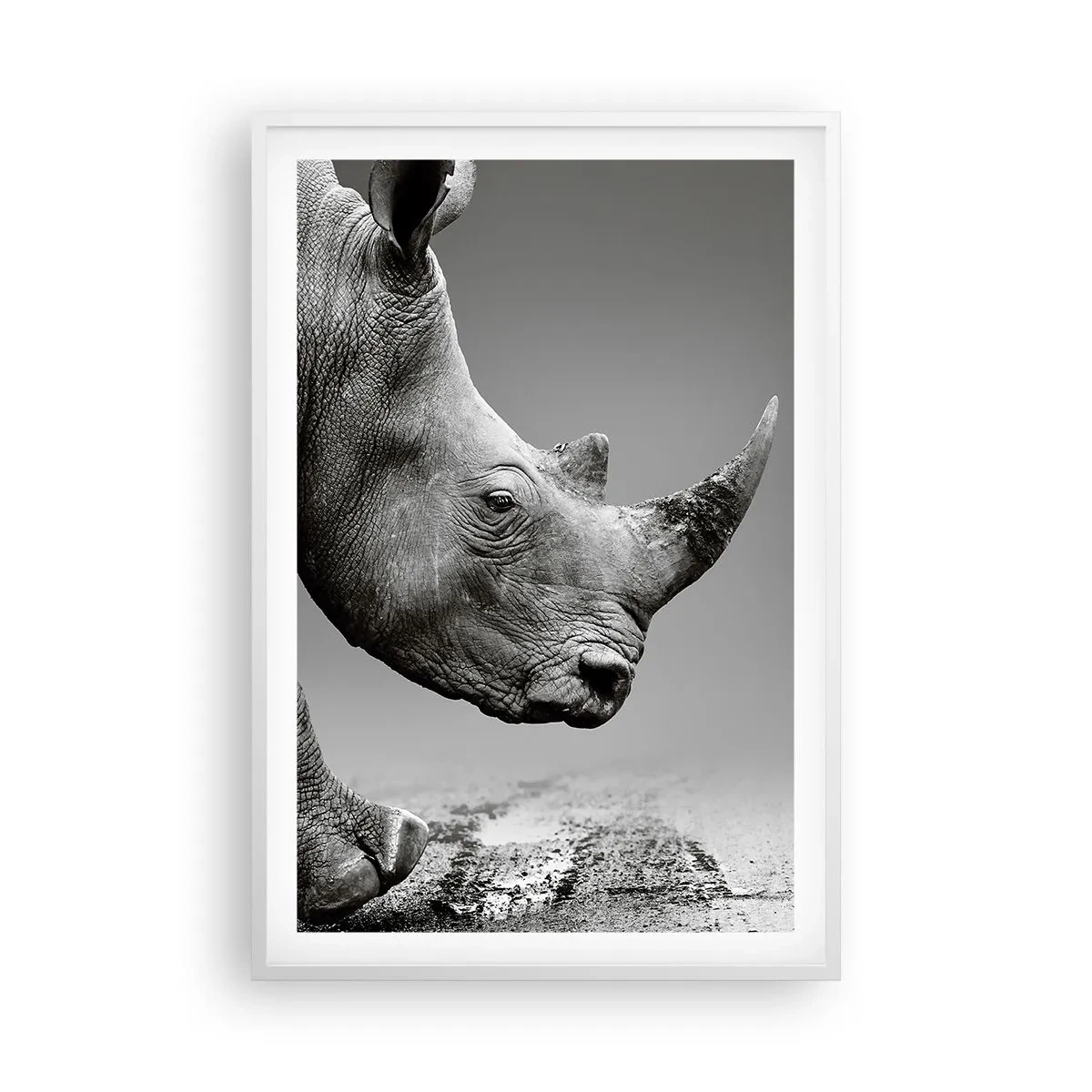 Poster in einem weißen Rahmen - Unaufhaltsame Stärke - 61x91 cm