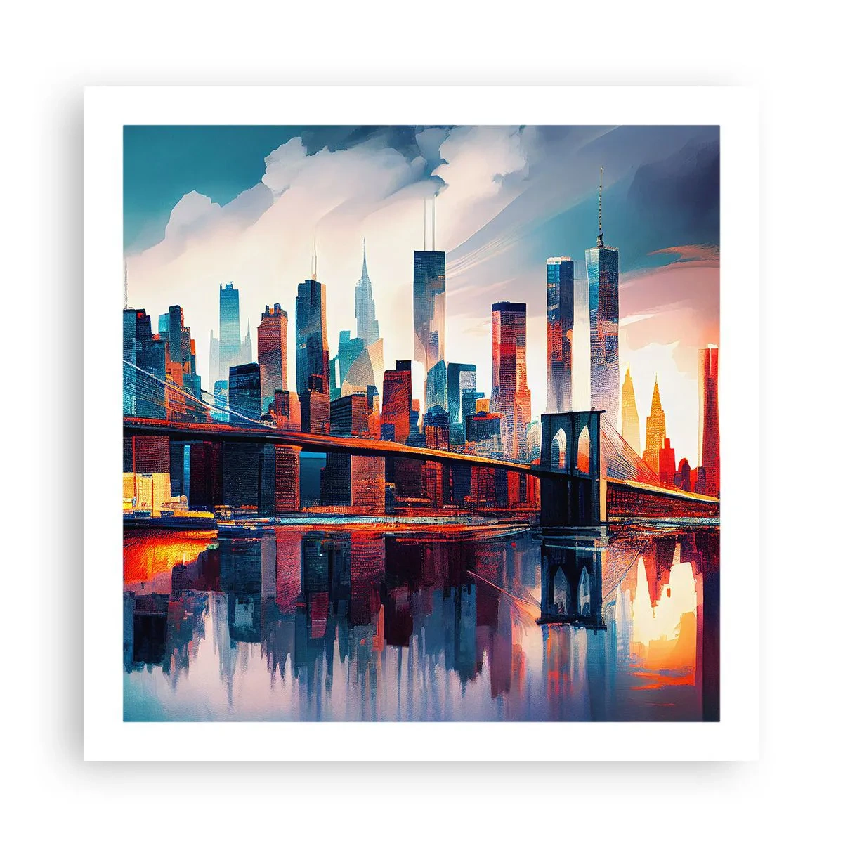 Poster - Traumhaftes New York - 60x60 cm